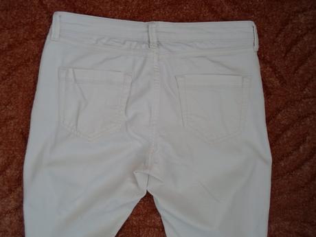 Bílé kalhoty rifle džíny, 40