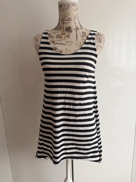 Krátké pruhované šaty / plážové šaty h&m velikost, h&m,34