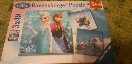 3x puzzle frozen, trolls, tlapková patrola,
