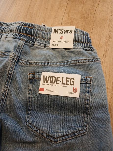 Široké džíny m.sara vel. xs, xs