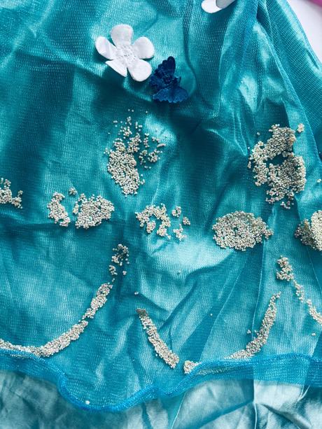 An5/ kostým šaty trollové- v.3/4 roky, 