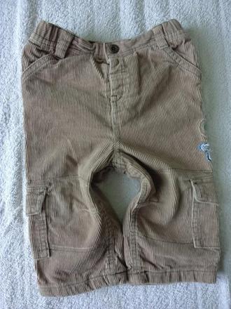 Manšestrové podšité kalhoty, next,80