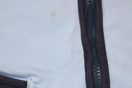 Klučičí mikina nápis, proužky, 80