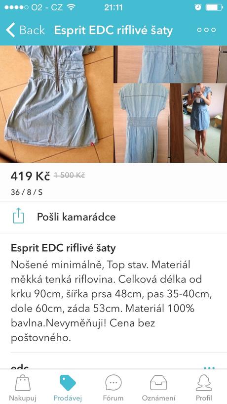 Riflové šaty, esprit,s
