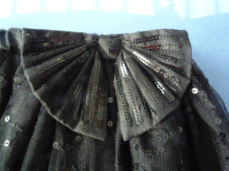 Tutu sukně černá třpytivá vel. 140, tu,140