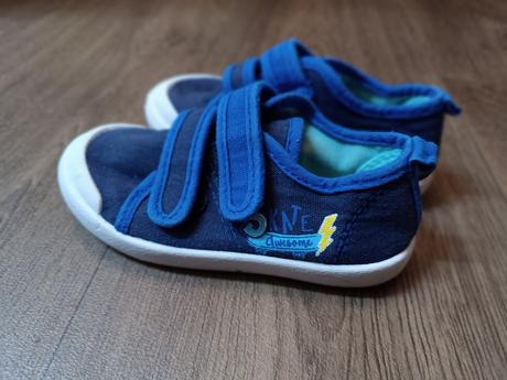 Chlapecké plátěné tenisky/přezůvky, vel. 25, 25