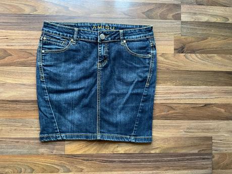 Džínová minisukně, vel. m, amisu, amisu,m