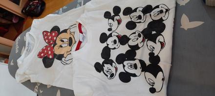 2x dívčí tričko značky disney, vel. 116., disney,116