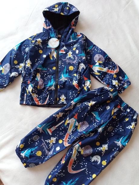 Nepromokavá termo souprava vesmír, 80 / 86