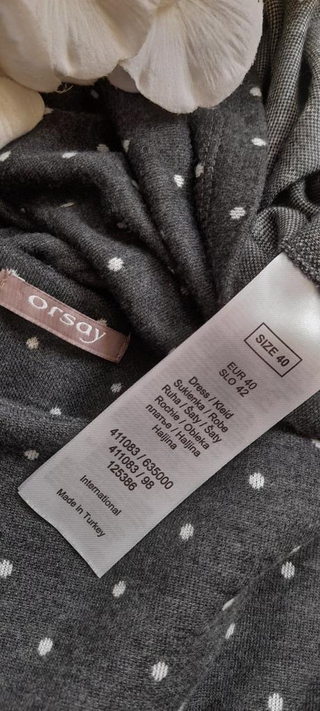 Orsay přiléhavé úpletové šaty, orsay,40