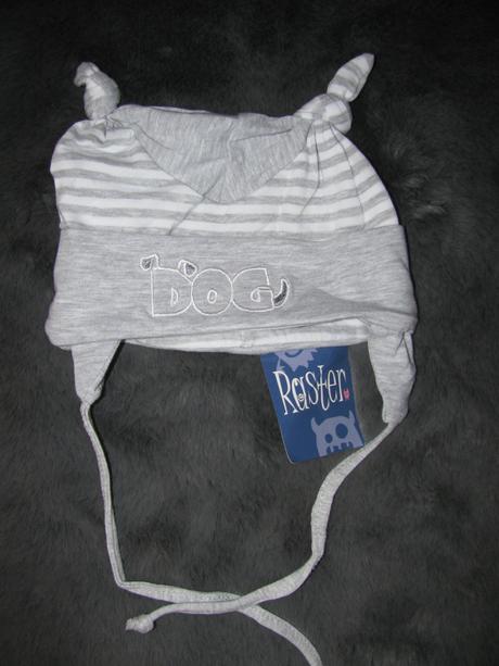 Šedá bavlněná čepice, 68