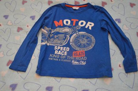 122 triko s motorkou dlouhý rukáv, 122