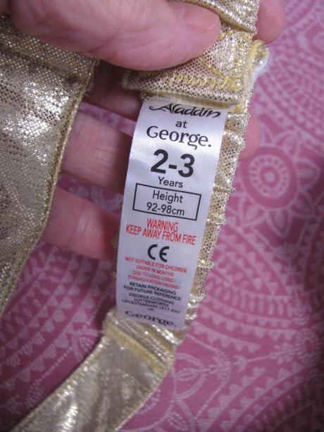Dívčí kostým-jasmína /aladin a kouzelná lampa, 