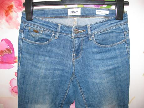 Elastické džíny, skiny, only, kratší sed, only,32