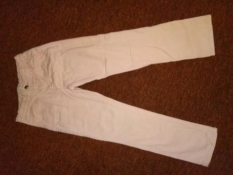 Růžové kalhoty h&m 128, h&m,128