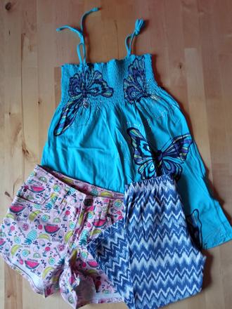 Letní set pro holčičku, 140–152