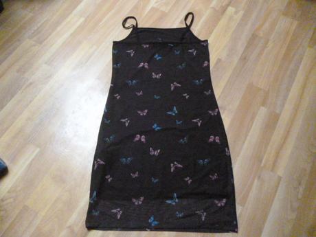 Elastické motýlkové šaty vel. 12-15, new look,158