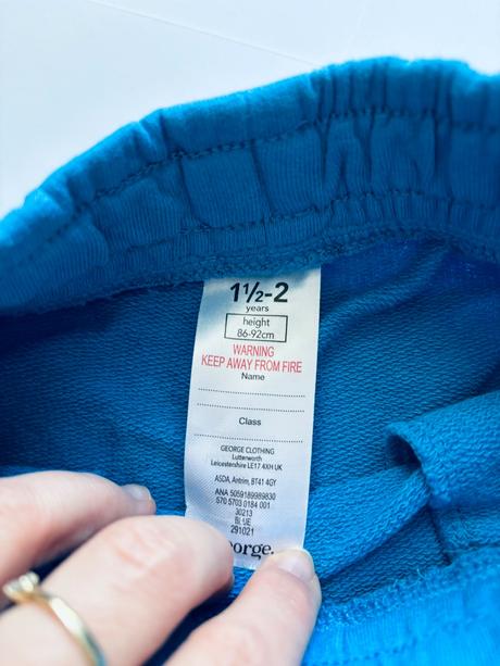 Krásně modré kraťasy - v.18/24 měs, george,92