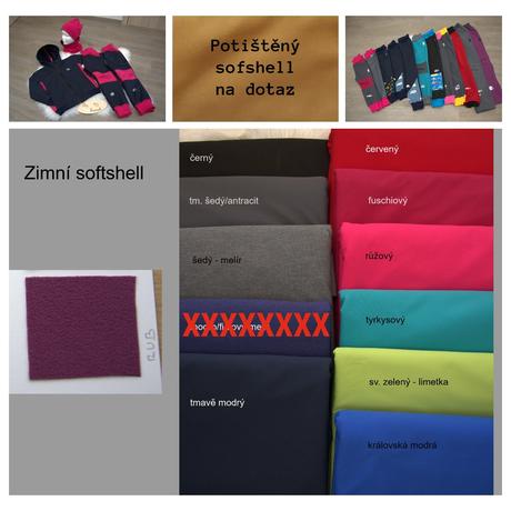 Softshellové kalhoty comfort  vel. 80-158, 74 - 158