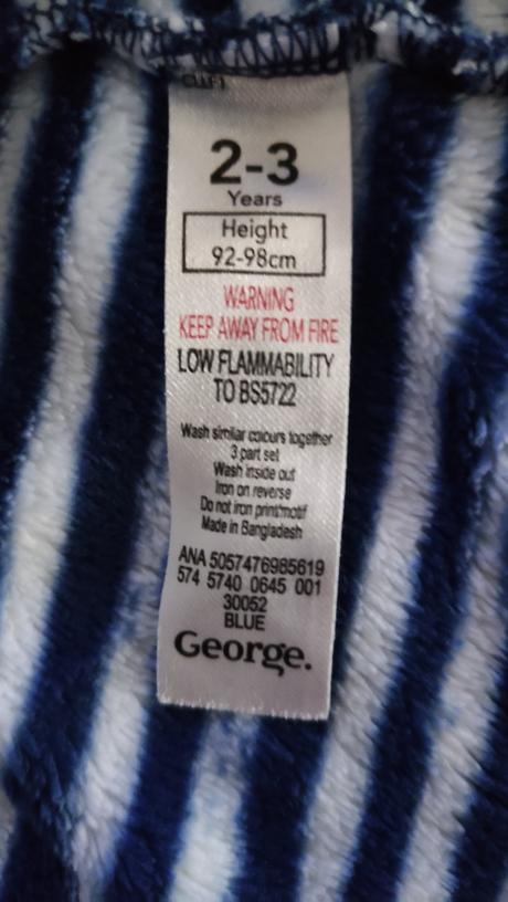 Župan chlapecký plyš.92/98, george,92