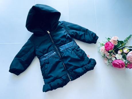 Bundička zimní modré barvy - v.6/9 měs, 74
