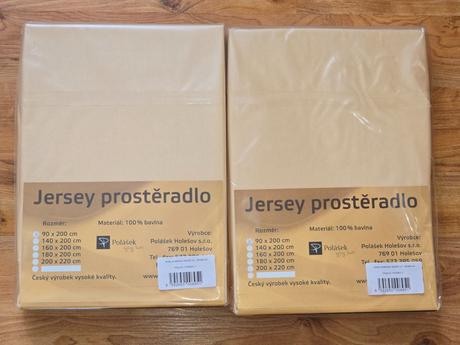 Jersey prostěradla, 