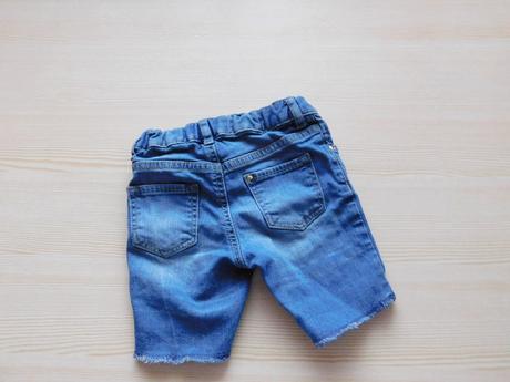 Riflové kraťásky h&m vel.74/80, h&m,74