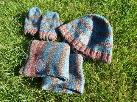 Komplet čepice, rukavice a šála next vel. 104/110, next,104