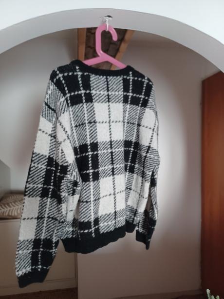 Károvaný svetr h&m 134/140, h&m,140