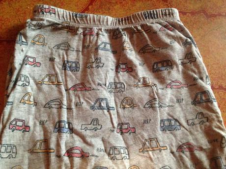 Klučičí tepláky, tepláčky autíčka, gap,74