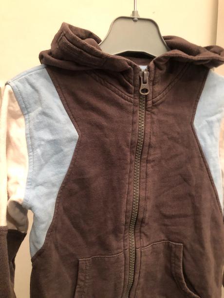 Barevná mikina s kapucí, 92