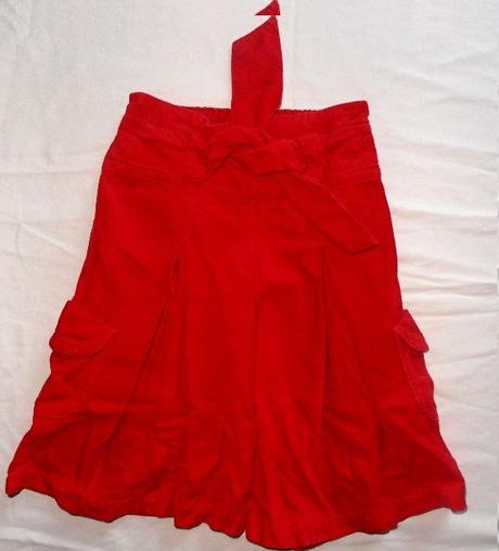 A50. manšestrové kraťasy alá sukýnka 3-4 roky, next,104