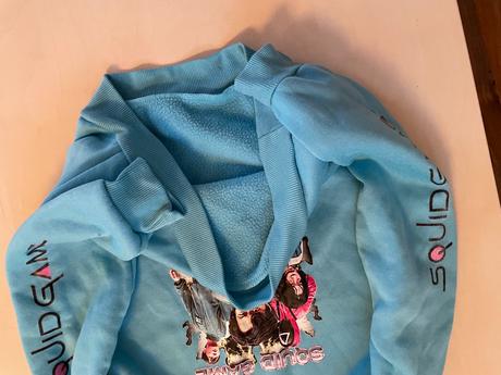 Mikina squuid game, vel 150 i myslím pro xs, 152