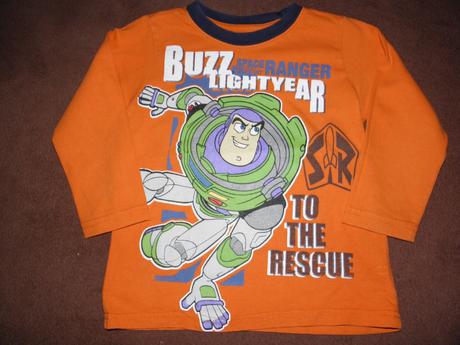 Oranžové tričko s rakeťákem zn. disney vel.98, disney,98