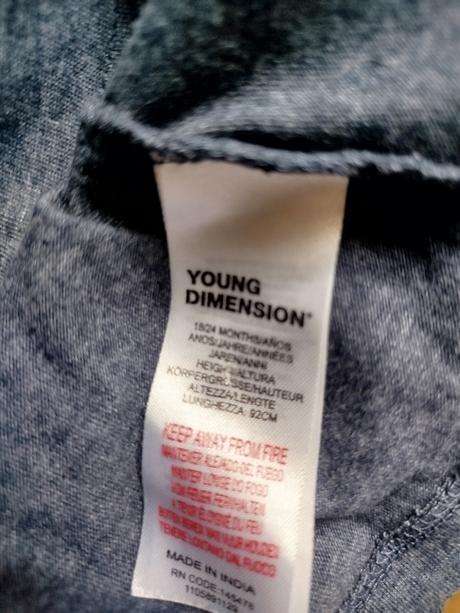 Tričko zn. young dimension vel.92, young dimension,92