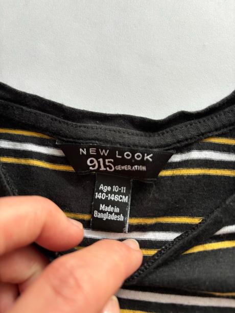 Triko crop top - v.10/11 let, new look,146