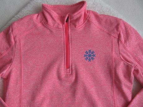 Neonově růžová thermo mikina, crivit,140