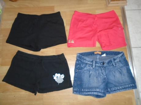 Kraťasy džínové 4ks vel 36- s, esmara,36