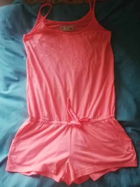 Bavlněný overal na ramínka, h&m,s