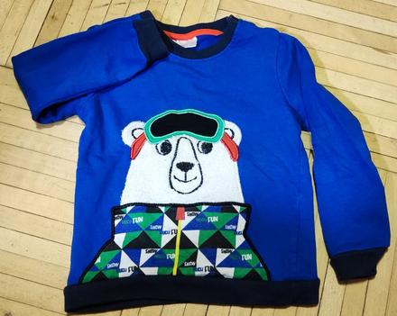 Krásná mikina s ledním medvědem v.92, 92