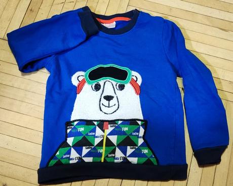 Krásná mikina s ledním medvědem v.92, 92