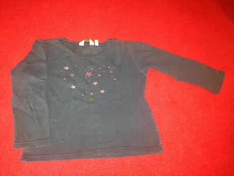 Dívčí halenka hvězdičky, h&m,92