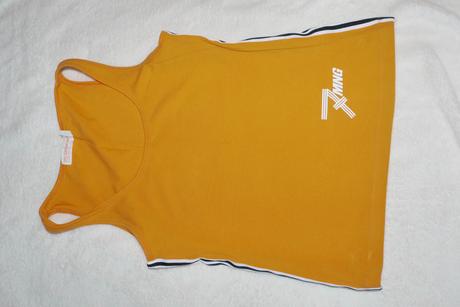 Oranzove sportovni tilko od mng velikost je znacen, mango,xs