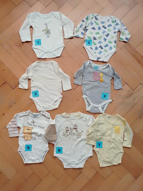 Body dlouhý rukáv 62, lupilu,62