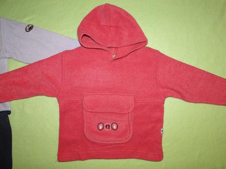 4ks v.98 mikina/bunda šusťákové kalhoty svetr, 86–98