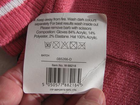 Set - zimní čepice a rukavice, 128