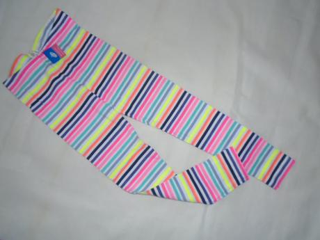 Leginy neon pruh vel 116 -128 pro hubené, pepco,122 / 128