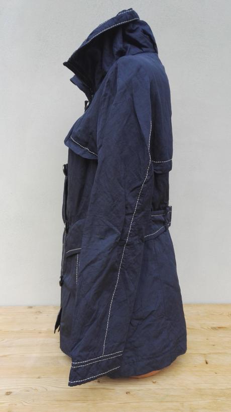 Modrý kabátek trenčkot jaro/podzim taifun - vel.38, 38