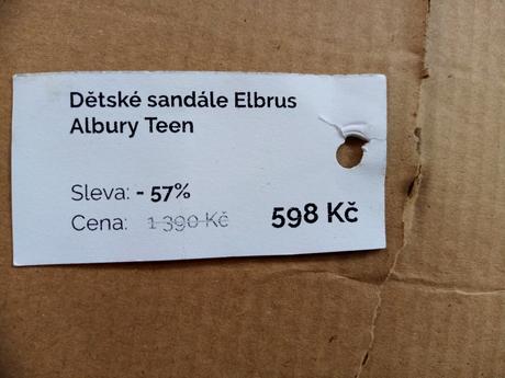 Sandále trekové, 37