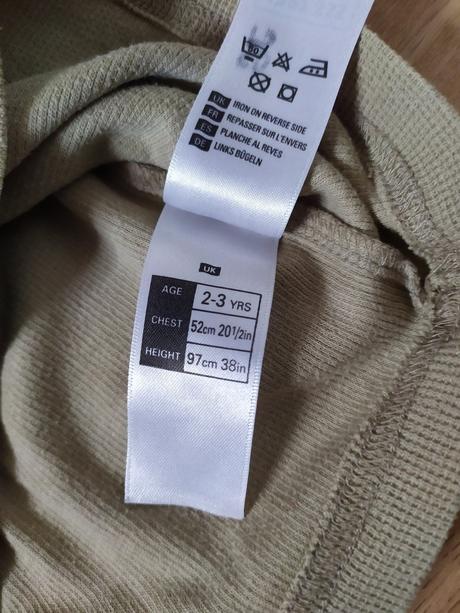 Maskáčová mikina + tričko, 86–98